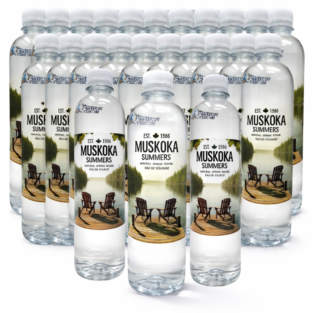 Musa Spring Water Muskoka Summers Spring Water – 500 mL Bottles (24 Pack Case) | Premium ...