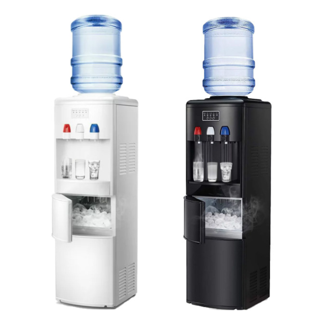 Water Dispenser W/ Built-in Ice Maker Top Load Hot & Cold Led Lights Handle  Home